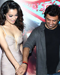 Amit Trivedi, Kangana Ranaut, Vikas Bahl and Rajkummar Rao