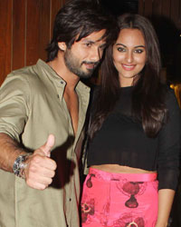 Shahid Kapoor and Sonakshi Sinha