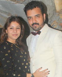 Toshi Sabri with wife