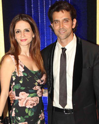 Suzanne Roshan and Hrithik Roshan