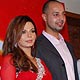 Rakhi Sawant and Elesh Parujanwala in a press meet