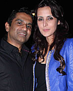 Captain Vinod Nair and Tulip Joshi