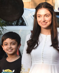 Divya Khosla with her son