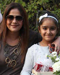 Kiran Bawa with her kids