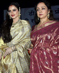 Rekha, Hema Malini and Ravindra Jain