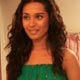 Amrita Rao on the sets of Jjhoom India 