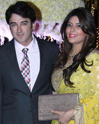 Jugal Hansraj along with his wife Jasmine Hansraj