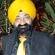 Jaspal Bhatti and his wife Savita