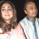 Tina, Anil Ambani with Amar Singh