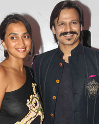 Vivek Oberoi with Priyanka Alva Oberoi