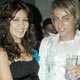 Fashion designer Rohit Verma's with a guest.