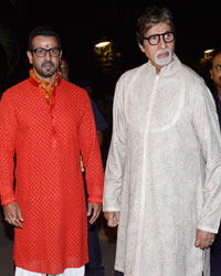 Jaya Bachchan, Ronit Roy and Amitabh Bachchan