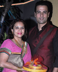 Rohit Roy and Mansi Joshi Roy