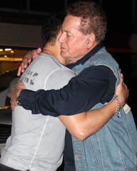 Salman Khan and with his father Salim Khan