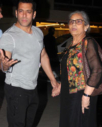 Salman Khan and his mother Salma Khan