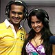 Siddharth Kannan and Sameera Reddy at Meow FM station