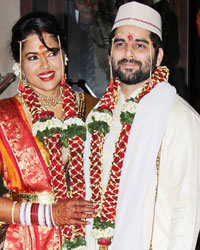 Sameera Reddy and Akshai Varde