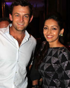 Adam Gilchrist and Pooja Salvi