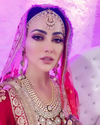 Sana Khan during her Walima