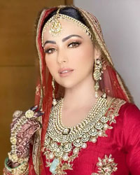 Sana Khan during her Walima