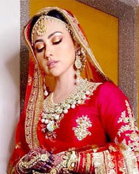 Sana Khan during her Walima