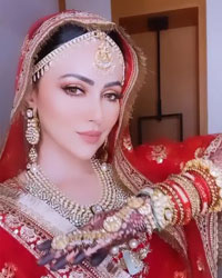 Sana Khan during her Walima