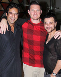 Wasim Akram, Graeme Smith and Sanjay Kapoor