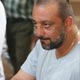 Sanjay Dutt comes home