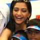 Sonam Kapoor and Ranbir Kapoor with Make a wish foundation on children`s day at BIG FM studio