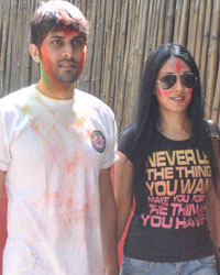 Shabana and Javed Akhtar Holi Bash 2015