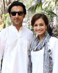 Sahil Singha and Dia Mirza