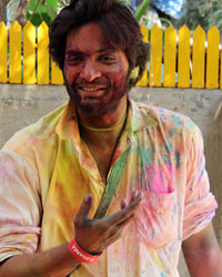 Shabana and Javed Akhtar Holi Bash