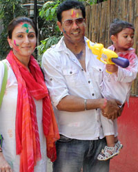 Juhi Babbar and Snup Soni