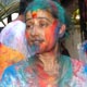 Manisha Koirala at Holi at Shabana Residence