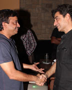 Ramgopal Varma and Indra Kumar at Shabina Khan Birthday Bash