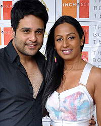 Abhishek and Kashmera Shah