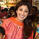 Shilpa Shetty visits temple on occasion of Nag Panchmi at Powai