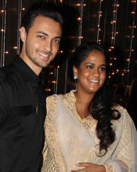 Ayush Sharma and Arpita Khan