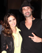 Sunny Leone and Daniel Weber