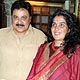 Satish Shah with wife