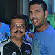 Yuvraj Singh with Abhijit Sarkar