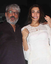 Sanjay Leela Bhansali and Jacqueline Fernandez