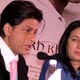 SRK with British-based author Nasreen Munni Kabir