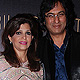 Talat Aziz with wife