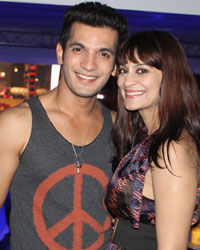 Arjun Bijlani with Cany Brar