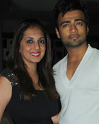 Munisha Khatwani with Manish