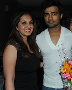 Munisha Khattwani with Manish and Swati Loomba