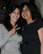 Flora Saini with Swati Loomba