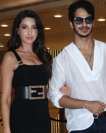 Nora Fatehi and Ishaan Khatter