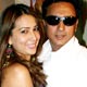 Kim Sharma with Gulshan Kumar at Tom Dick N Harry Success party at Bohemia